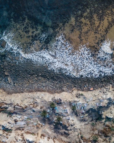 海岸鸟瞰图